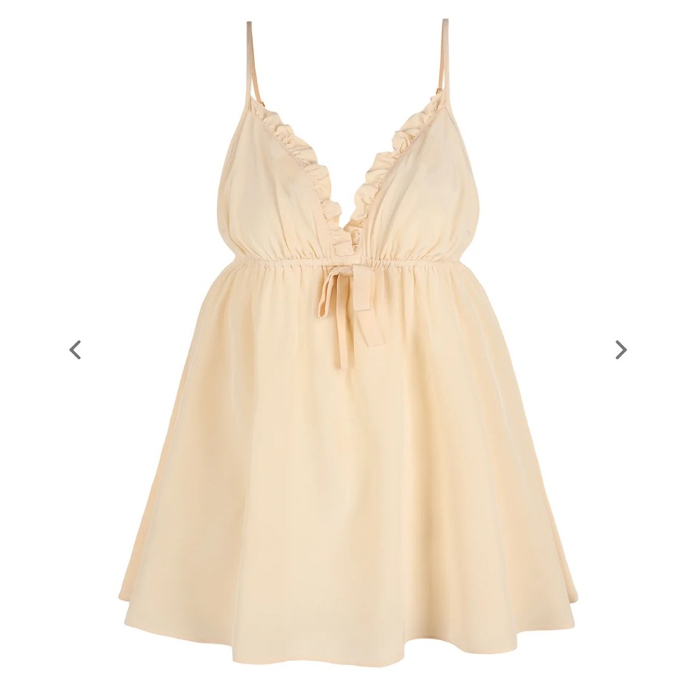 NWT Selkie Cream Silk Babydoll Tank Top
